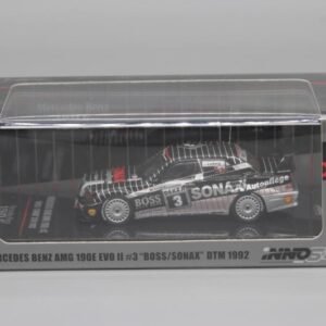 INNO 1:64 Mercedes Benz AMG 190E #3 BOSS SONAX EVO II DTM 1992 Racing Car Model - 图片 7