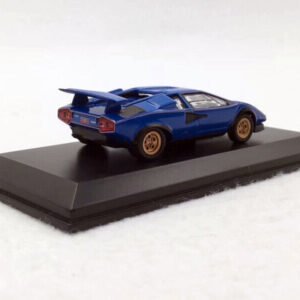 1:64 KYOSHO Car Model Lamborghini Countach LP500S Blue Car Toy Collectible - 图片 4