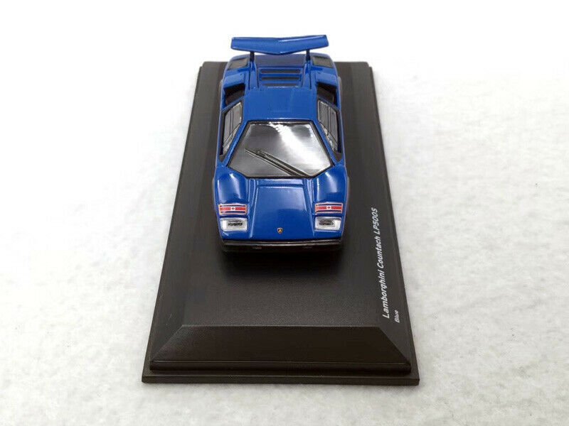 1:64 KYOSHO Car Model Lamborghini Countach LP500S Blue Car Toy Collectible