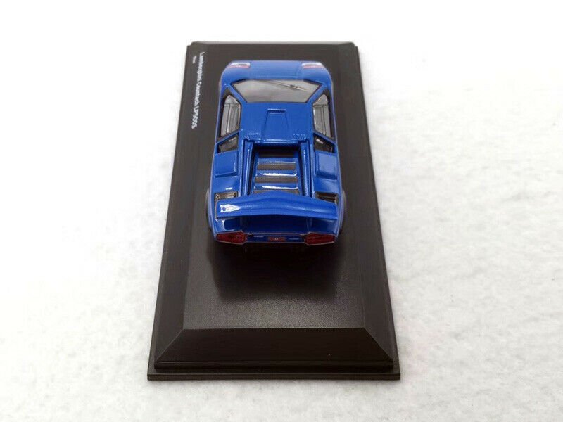 1:64 KYOSHO Car Model Lamborghini Countach LP500S Blue Car Toy Collectible