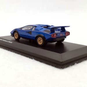 1:64 KYOSHO Car Model Lamborghini Countach LP500S Blue Car Toy Collectible - 图片 8