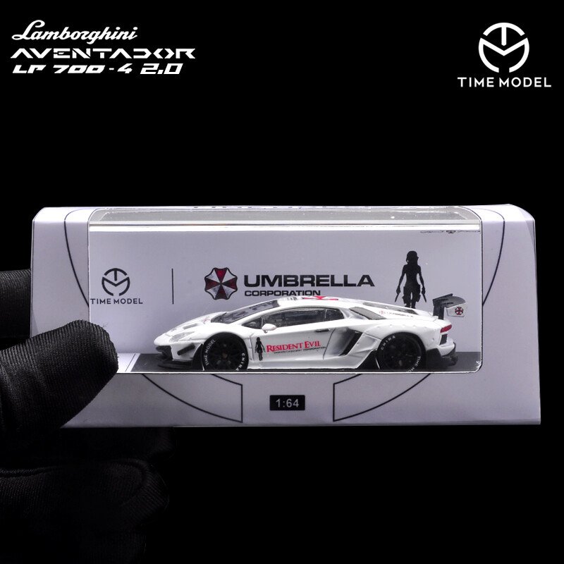 TM 1:64 Car Model Lamborghini Aventador LP700 LB 2.0 RESIDENT EVIL