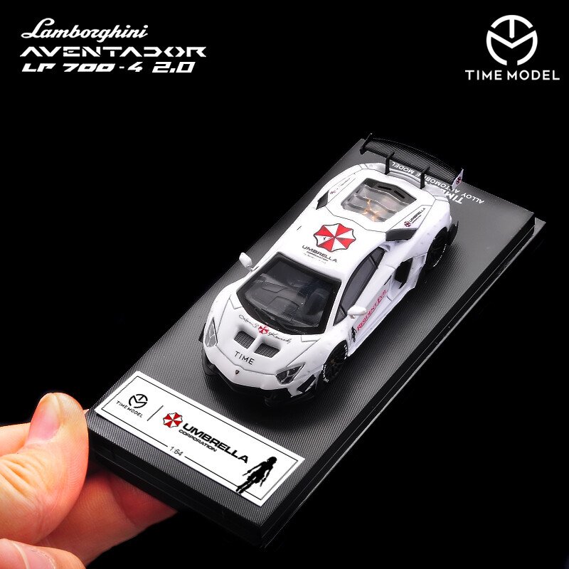 TM 1:64 Car Model Lamborghini Aventador LP700 LB 2.0 RESIDENT EVIL