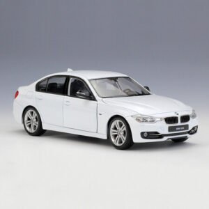 Welly 1:24 Scale BMW 3 Series 335i White Diecast Model Car Vehicle