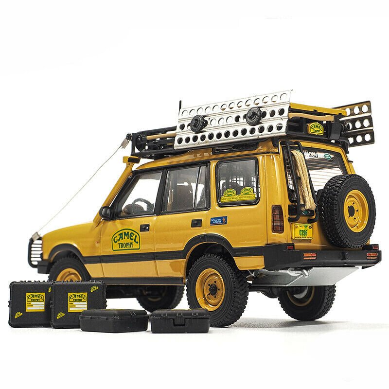 1:43 Car Model Land Rover Discovery SerieⅠ1996 CAMEL TROPHY Kalimantan