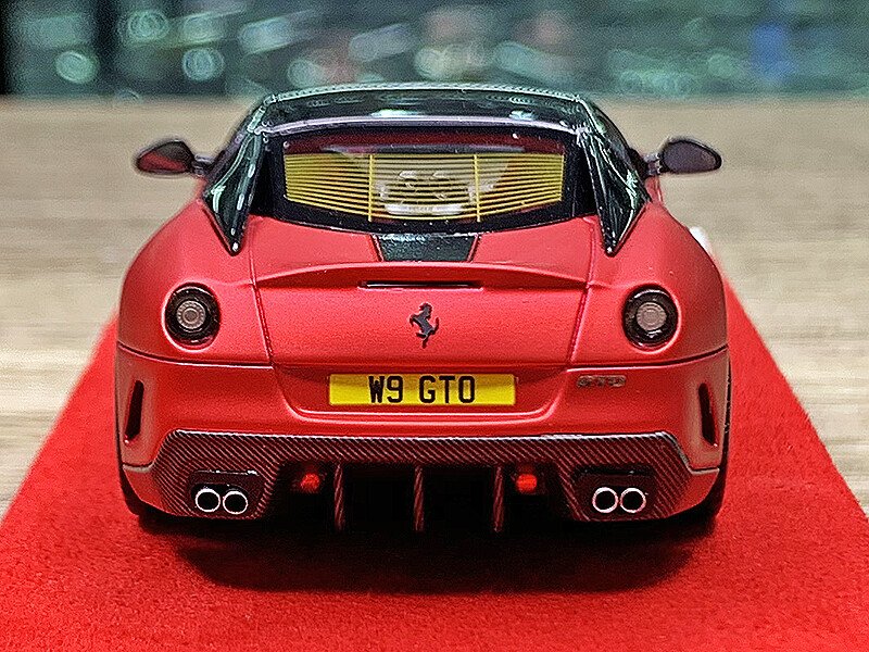 BBR 1:43 Scale Ferrari 599 GTO Resin Car Model Collection Matt F1 2007