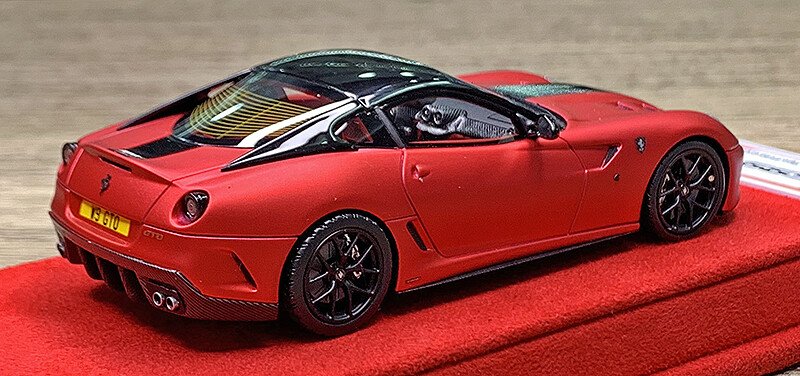 BBR 1:43 Scale Ferrari 599 GTO Resin Car Model Collection Matt F1 2007