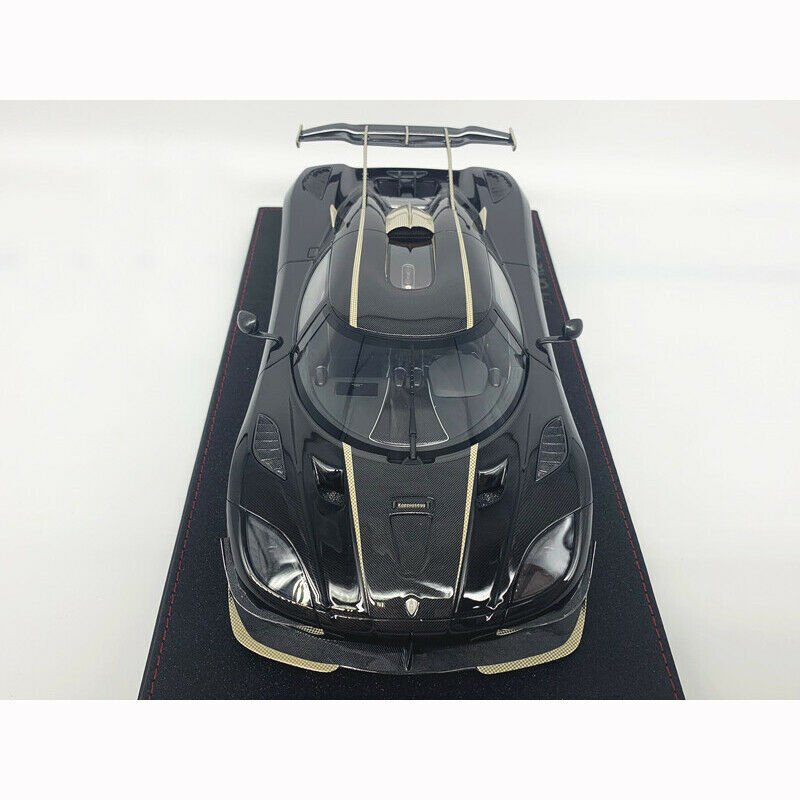 FrontiArt 1:18 Scale Koenigsegg Agera FE Vader Car Model Limited Carbon Toys