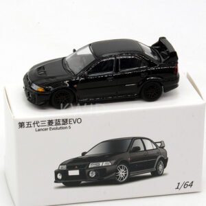 1:64 For Mitsubishi Lancer Evolution V Model Car Diecast Vehicle Black