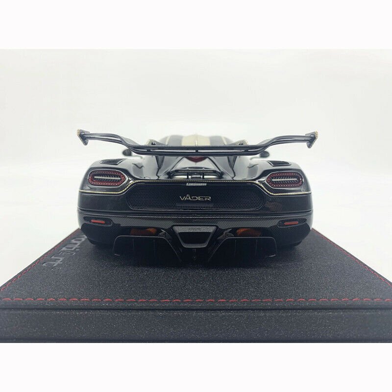 FrontiArt 1:18 Scale Koenigsegg Agera FE Vader Car Model Limited Carbon Toys