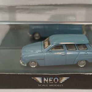 1/87 Neo For Saab 95 Wagon 1964 blue Car Model Toys - 图片 2