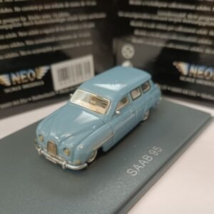 1/87 Neo For Saab 95 Wagon 1964 blue Car Model Toys - 图片 4