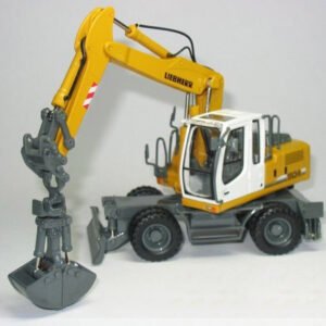 1:50 Liebhe a904c multifunctional wheel replaceable grab excavator model 58004 - 图片 1