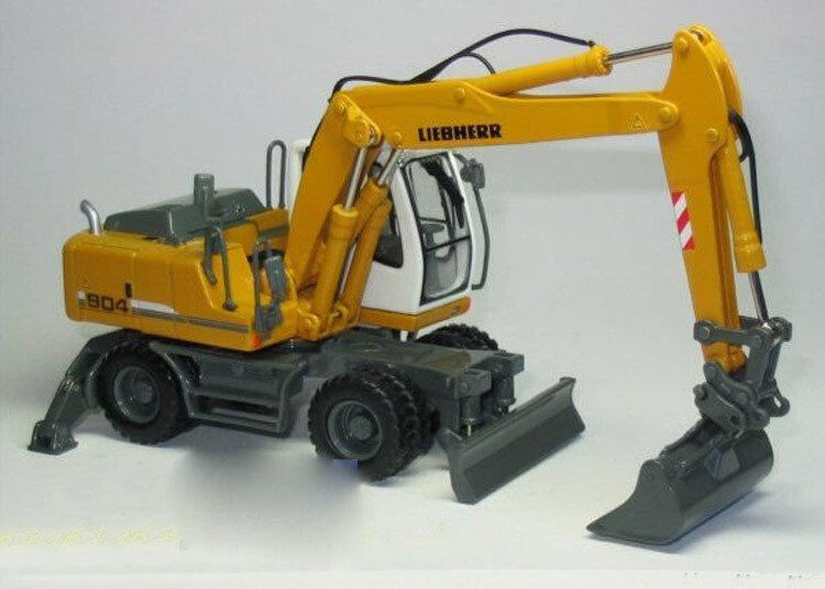1:50 Liebhe a904c multifunctional wheel replaceable grab excavator model 58004