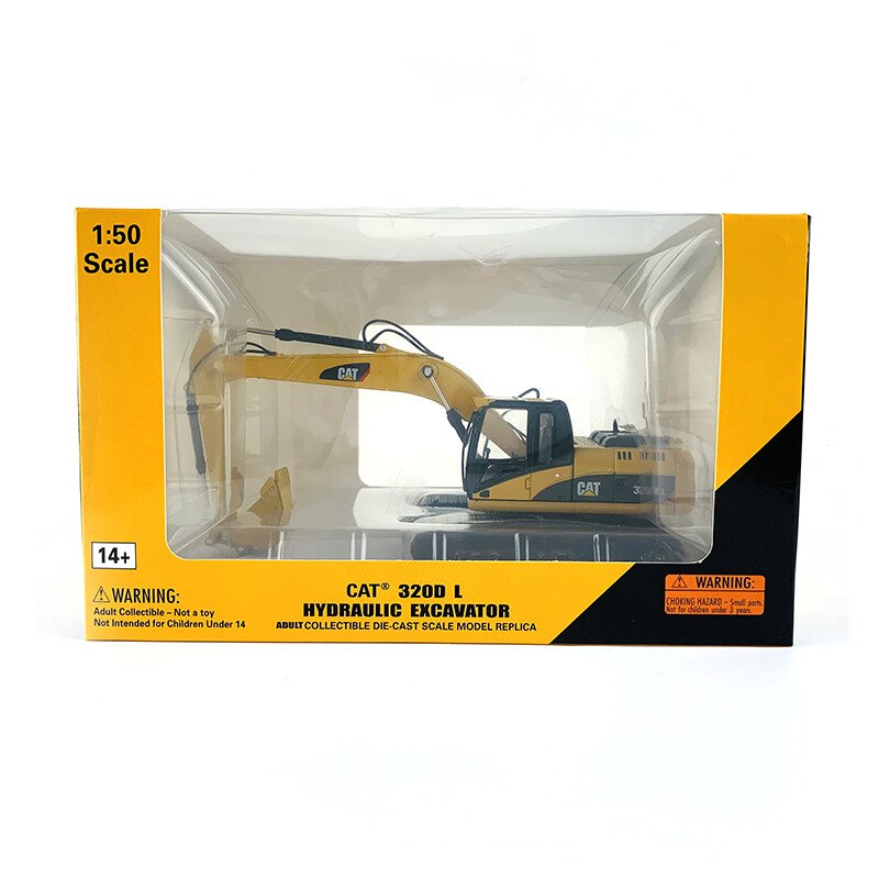 For Cat 320D L Muddy Edition Hydraulic Excavator model 1/50 Die-Cast
