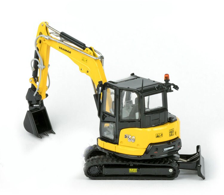 ROS 1/50 Scale Diecast Yanmar SV 60 Minibagger Neu Excavator Diecast Model Toy
