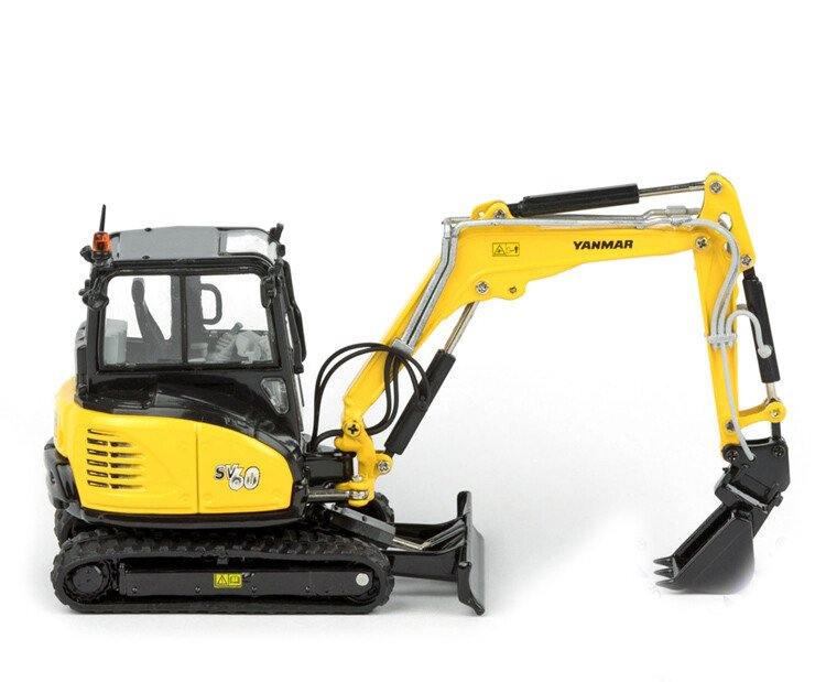 ROS 1/50 Scale Diecast Yanmar SV 60 Minibagger Neu Excavator Diecast Model Toy