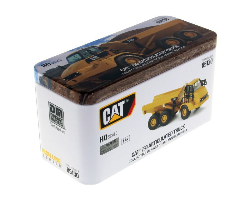 1:87 DM For CAT 730 Dumper Alloy Engineering Vehicle Model 85130 Gifts Toys