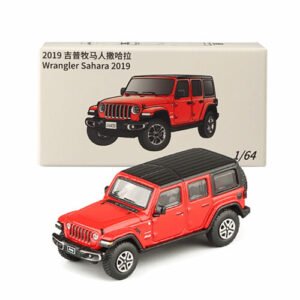 1:64 For Wrangler Sahara 2019 Model Car Diecast Vehicle Collection Kids Gift
