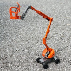 1/40 Model Dingli GTBZ16A Self-propelled Crank Arm Aerial Work Platform Crane