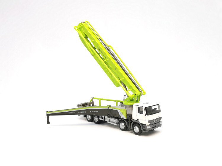 1:100 ZOOMLION ZLJ5440 THBBE 56X-6RZ Concrete Pump Truck Model Metal Toy Vehicle
