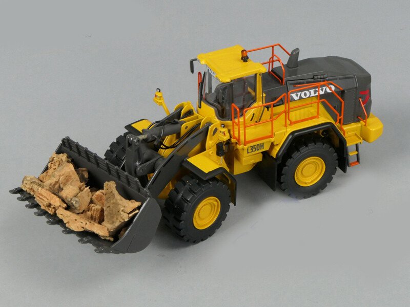 1:50 Vol~vo L350H Wheel Loader Alloy Engineering Vehicle Model Gifts Souvenir