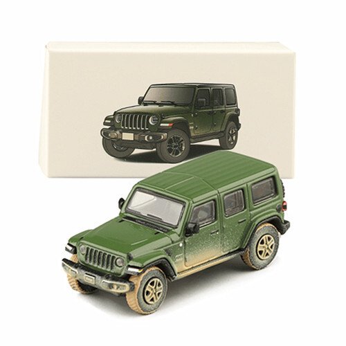 1:64 For Wrangler Sahara 2019 Model Car Diecast Vehicle Collection Kids Gift