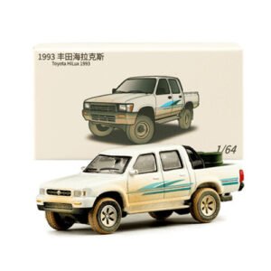 1:64 For Hilux 1993 Muddy Model Car Diecast Toy Vehicle Gift Collection Green