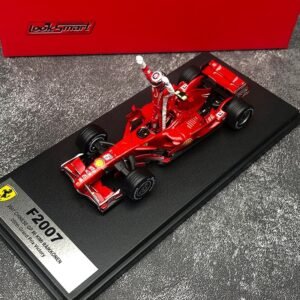 Looksmart 1:43 Ferrari F1 2007 China Station Kimi Raikkonen with doll car model - 图片 3