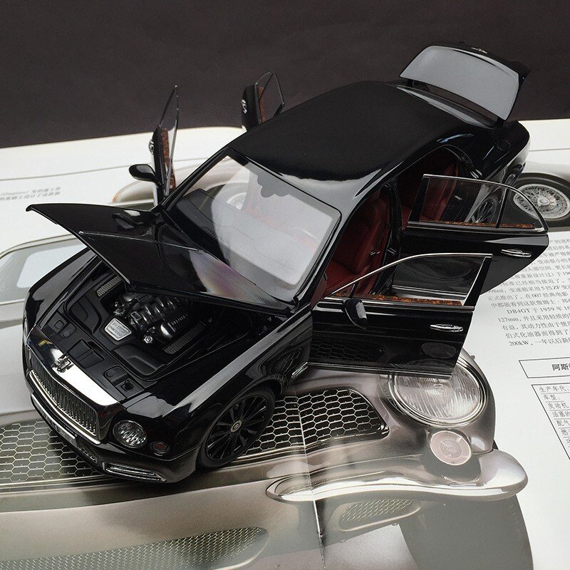 Ar 1:18 Bentley Mulsanne 2017 alloy car model