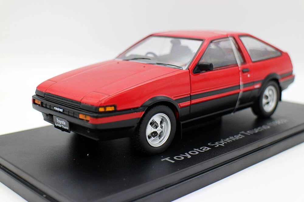 For Toyota Sprinter Trueno 1983 2 Open Door 1:24 Scale Die-Cast Model Car New