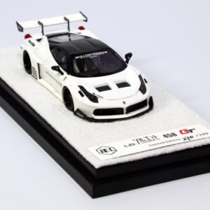 JEC 1:64 Ferrari LB 458 GT Liberty Walk Pearl White Car Model - 图片 3