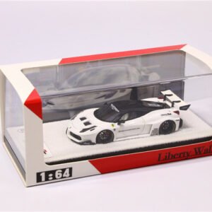 JEC 1:64 Ferrari LB 458 GT Liberty Walk Pearl White Car Model - 图片 4