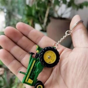 1:64 for John 720 Tractor Keyring Mobile Phone Chain Pendant Key Chain Gifts - 图片 5