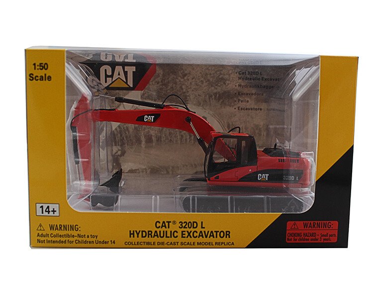 1/50 Norscot 55215 Caterpillar Cat 323D L Hydraulic Excavator Red