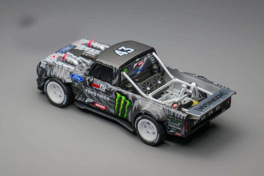 SW 1:64 Hoonitruck Ken Block's 1977 F150 Truck Diecast Model Car Model Toys