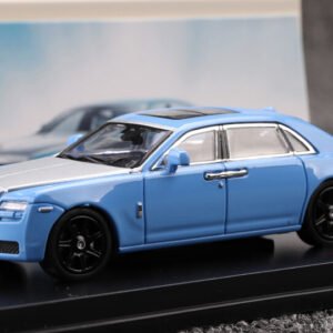 DCM 1:64 Scale Rolls-Royce Ghost Extended Blue Car Model - 图片 2