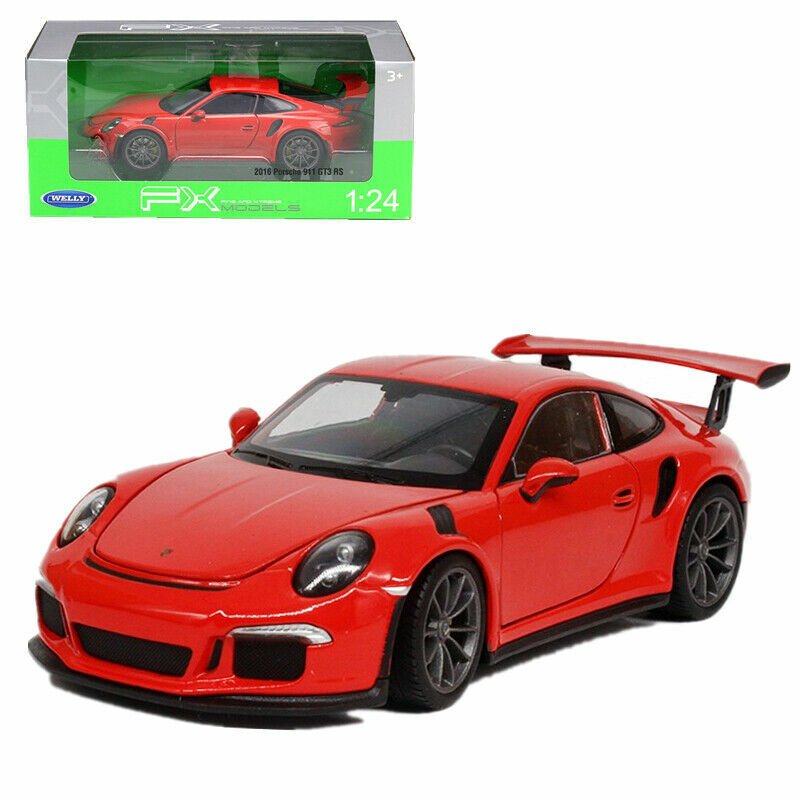 Welly 1:24 Scale 2016 Porsche 911 (991) GT3 RS Diecast Car Model