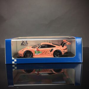 Spark Porsche 911 RSR pink pig Le Mans super car model collection ornament resin