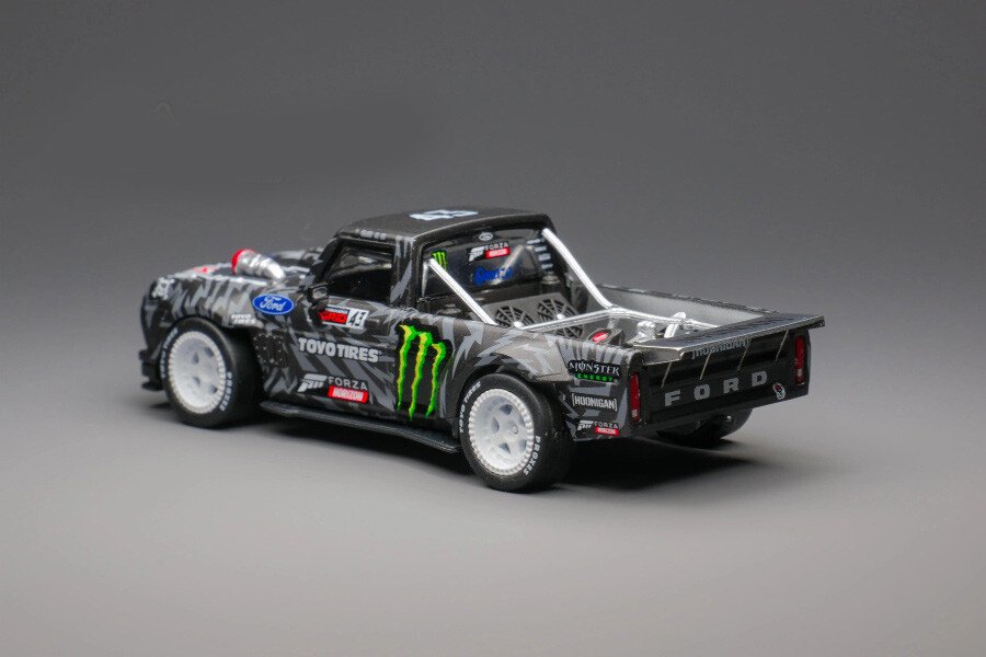 SW 1:64 Hoonitruck Ken Block's 1977 F150 Truck Diecast Model Car Model Toys