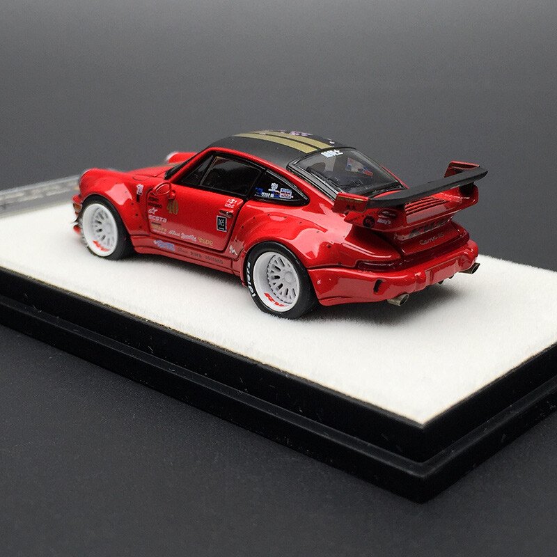 1: 64 PGM red cherry RWB 964 car model