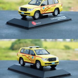 1/43 J-Collection Toyota Land cruiser LC200 Qatar fire truck model - 图片 1