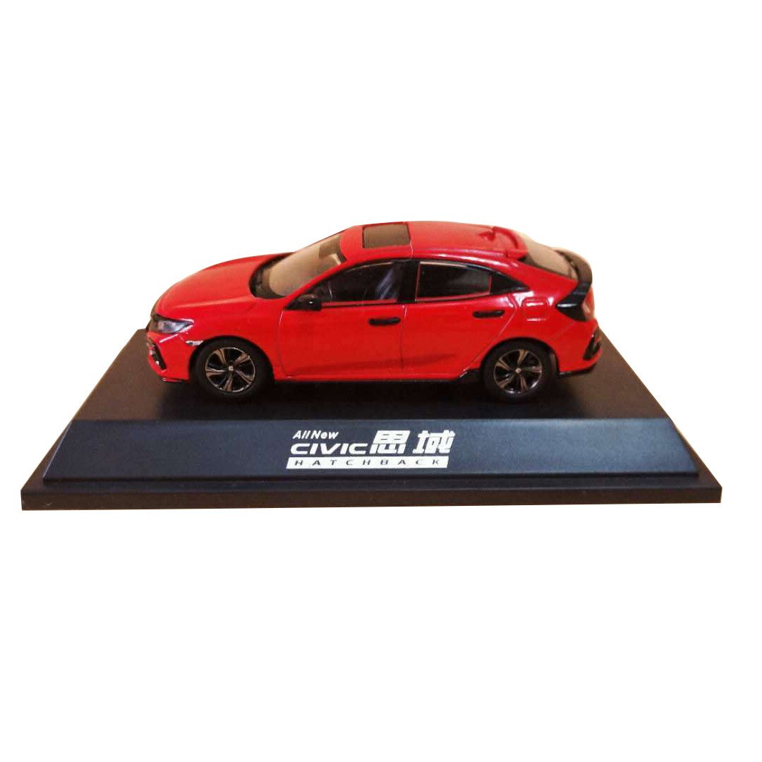 1:43 2020 Honda civic hatchback Die Cast Car Model red - 图片 1