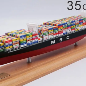 1:1000 Scale 35cm COSCO One Container Ship Model Shipping Company Gift Boys