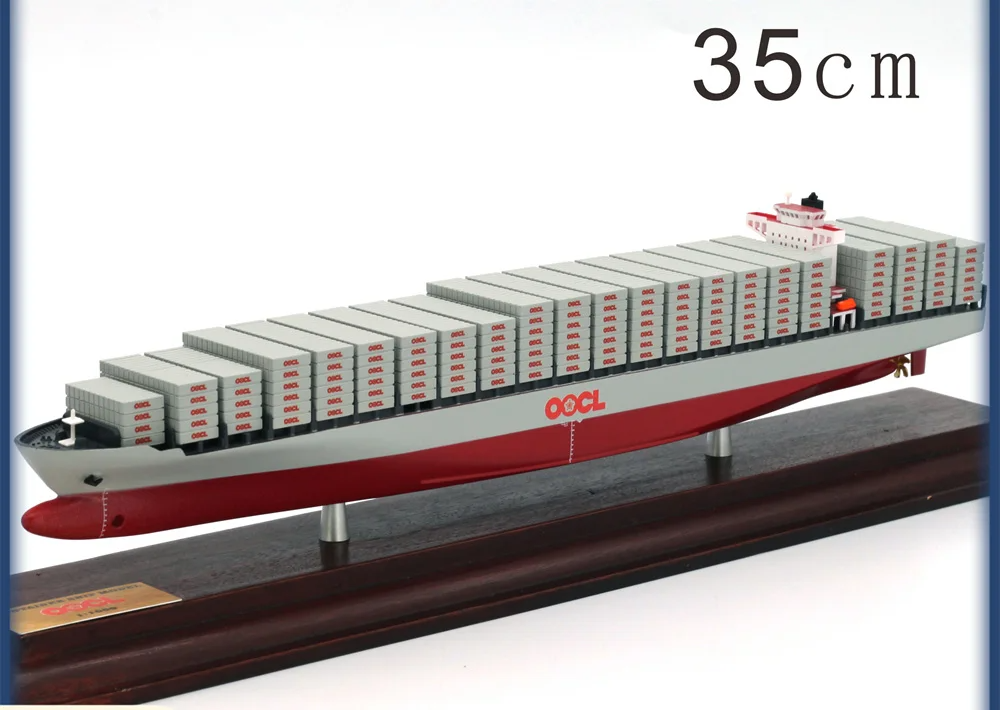 1:1000 Scale 35cm COSCO One Container Ship Model Shipping Company Gift Boys