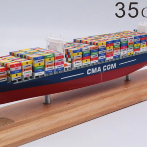 1:1000 Scale 35cm COSCO One Container Ship Model Shipping Company Gift Boys