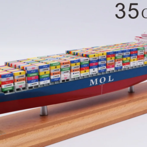 1:1000 Scale 35cm COSCO One Container Ship Model Shipping Company Gift Boys