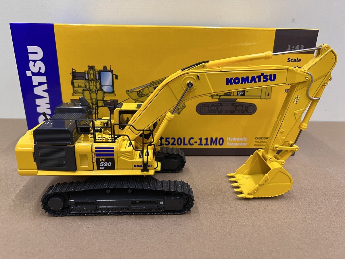 1:43 For KOMATSU PC520LC-11M0 Excavator Alloy model Gifts - 图片 6