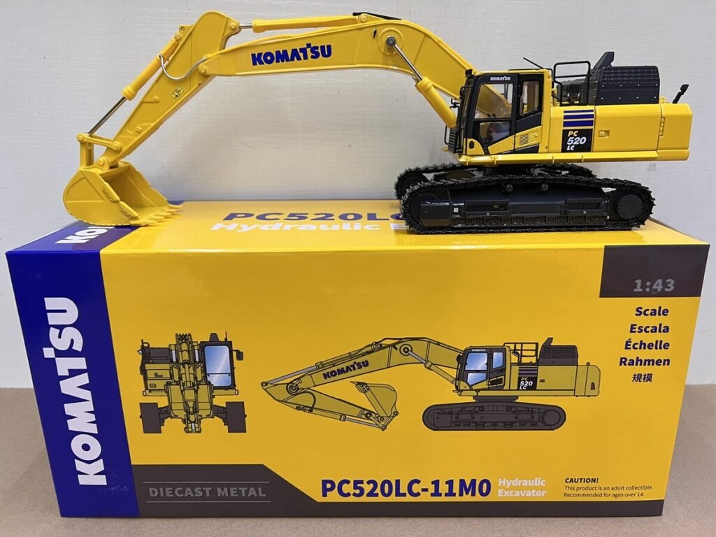 1:43 For KOMATSU PC520LC-11M0 Excavator Alloy model Gifts