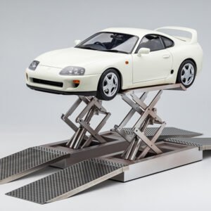 LCD 1/18 Diecast for Toyota Supra A80 Alloy Car Model Red with Lift Replica